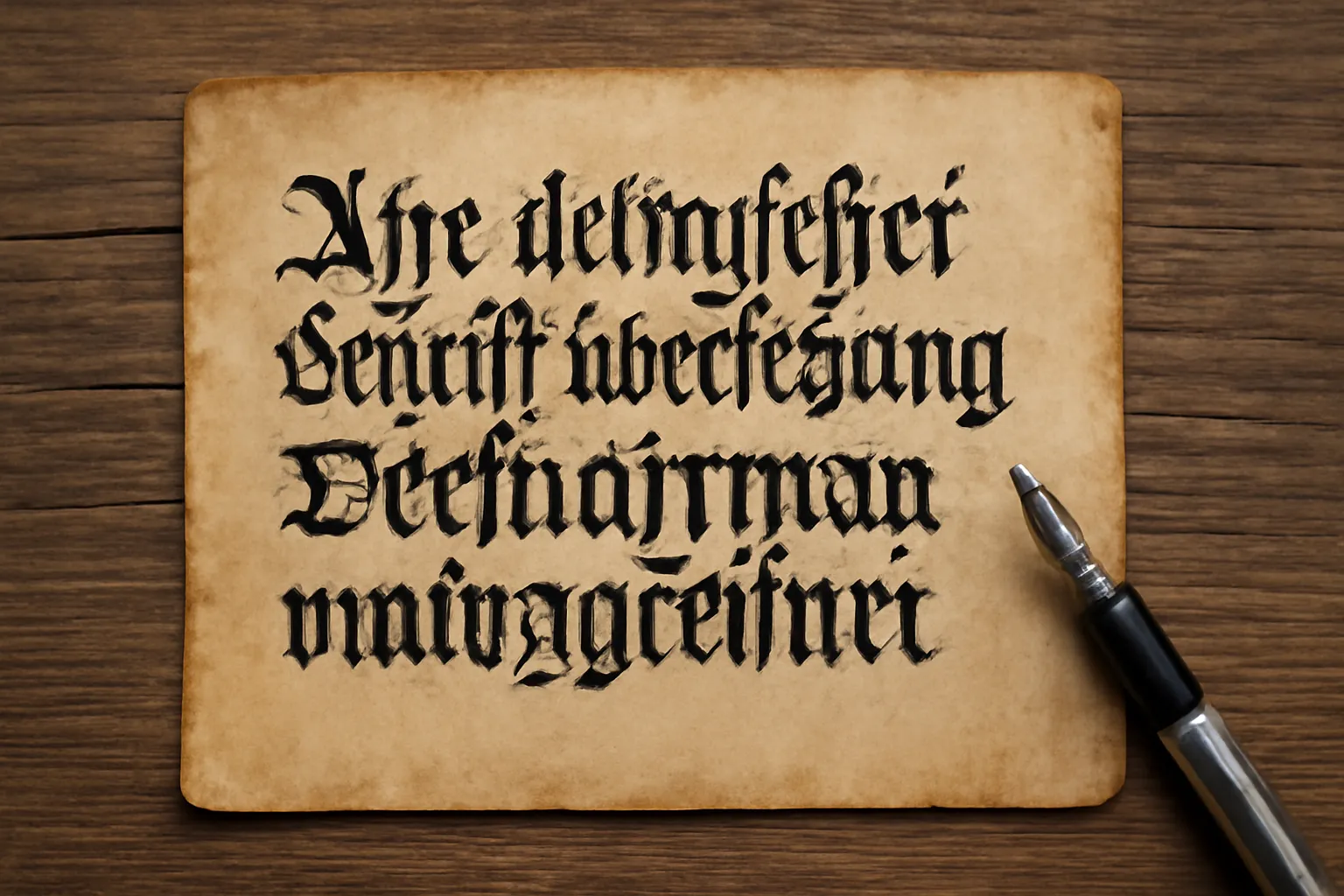 alte deutsche schrift übersetzung