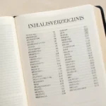 bibel inhaltsverzeichnis