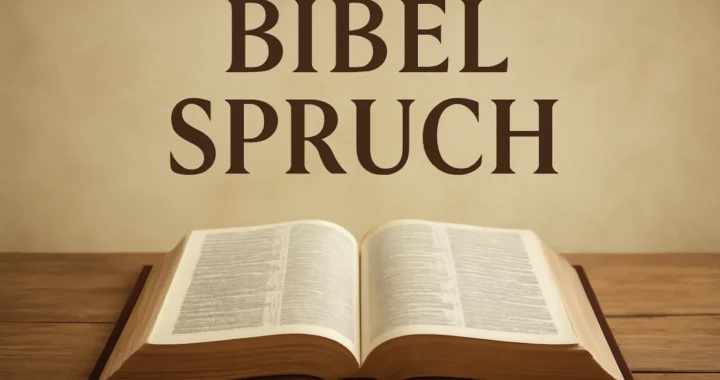 Bibel Spruch – Inspirierende Bibelverse & Trost für jeden Tag