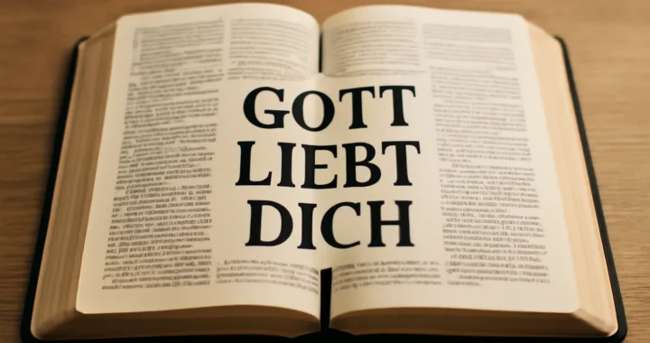 Gott liebt dich Bibelvers – Trost, Liebe und Kraft aus der Bibel
