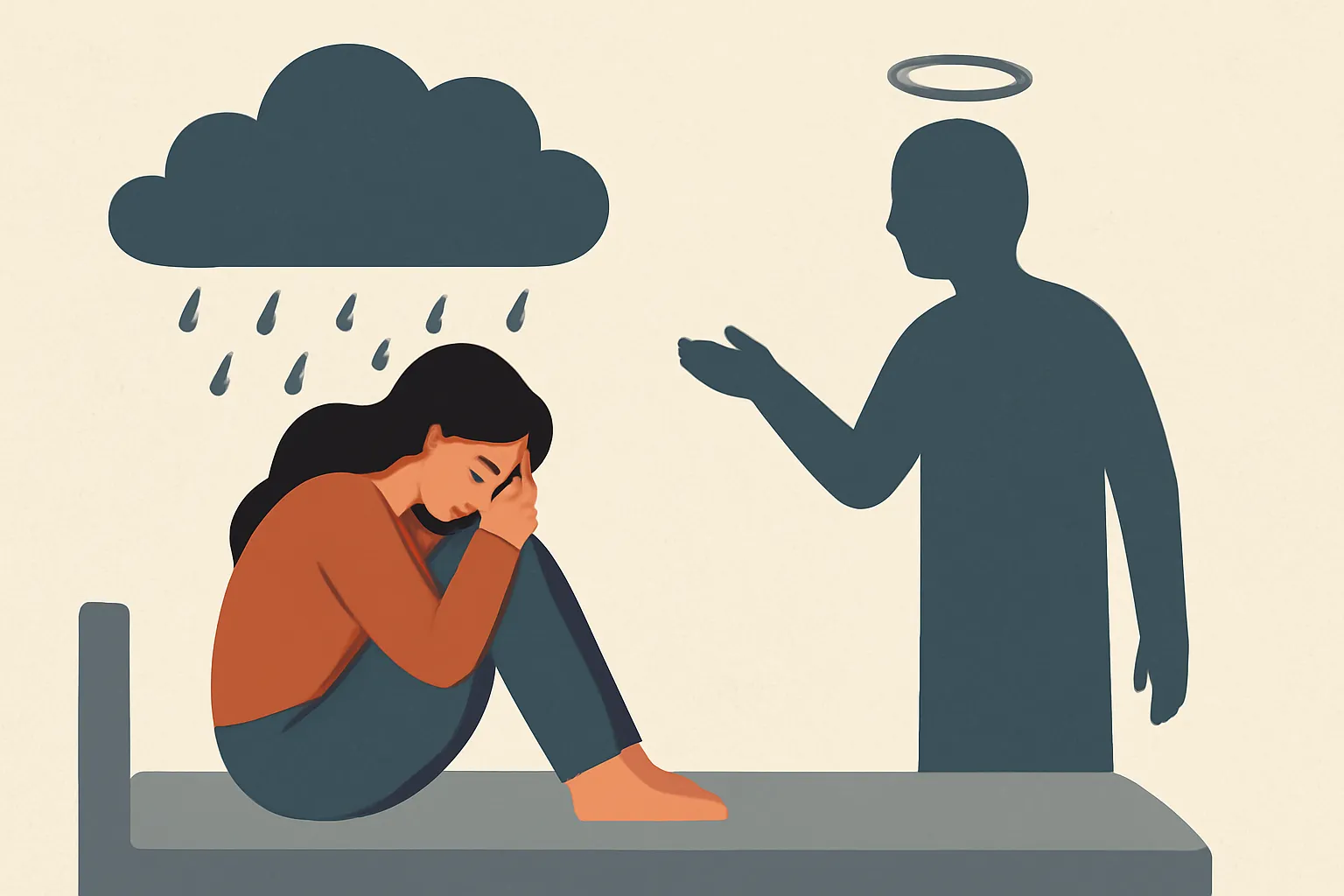 warum hilft gott nicht bei depressionen